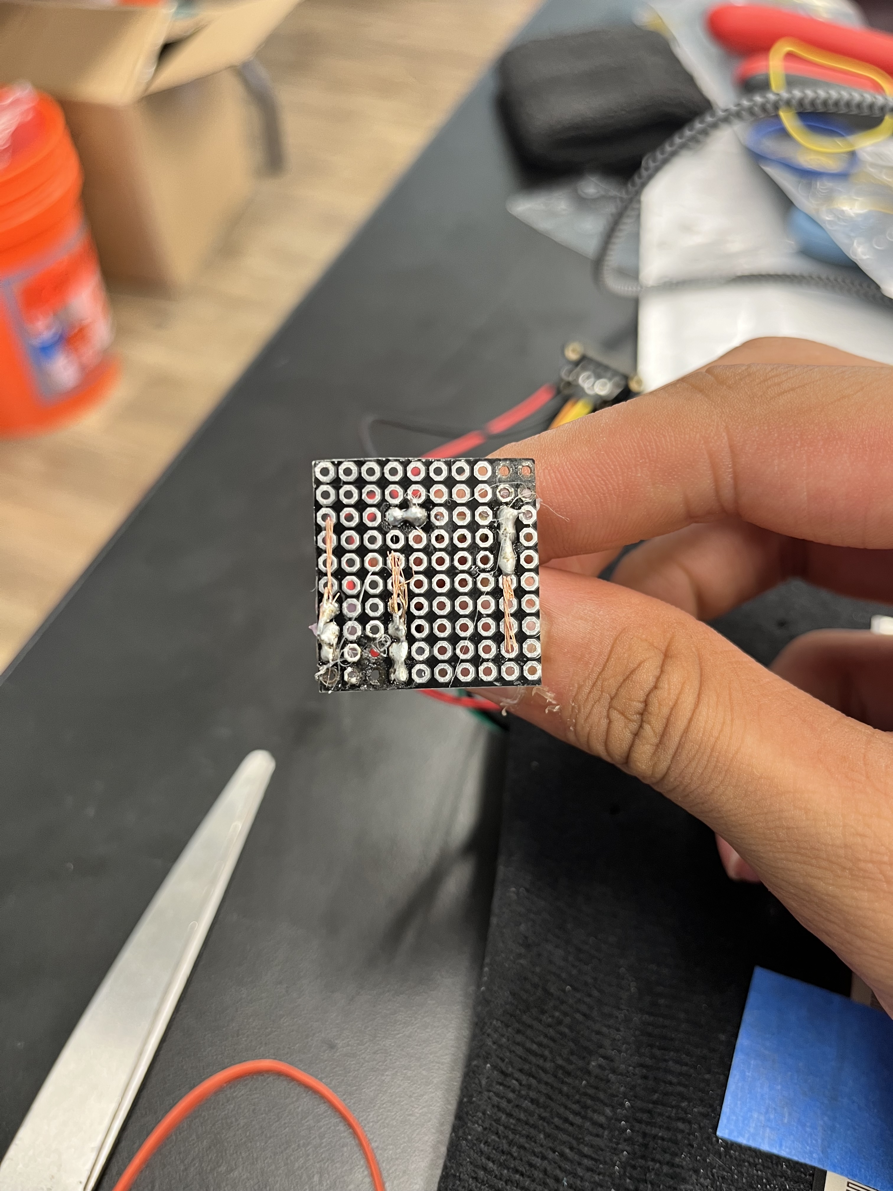 Soldered Connections on PCB